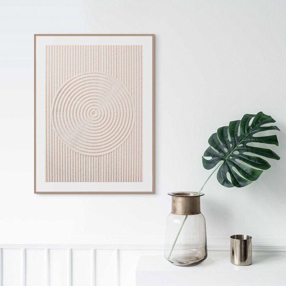 Sisustustaulu Reinders Sandy Circles 30 x 30 cm