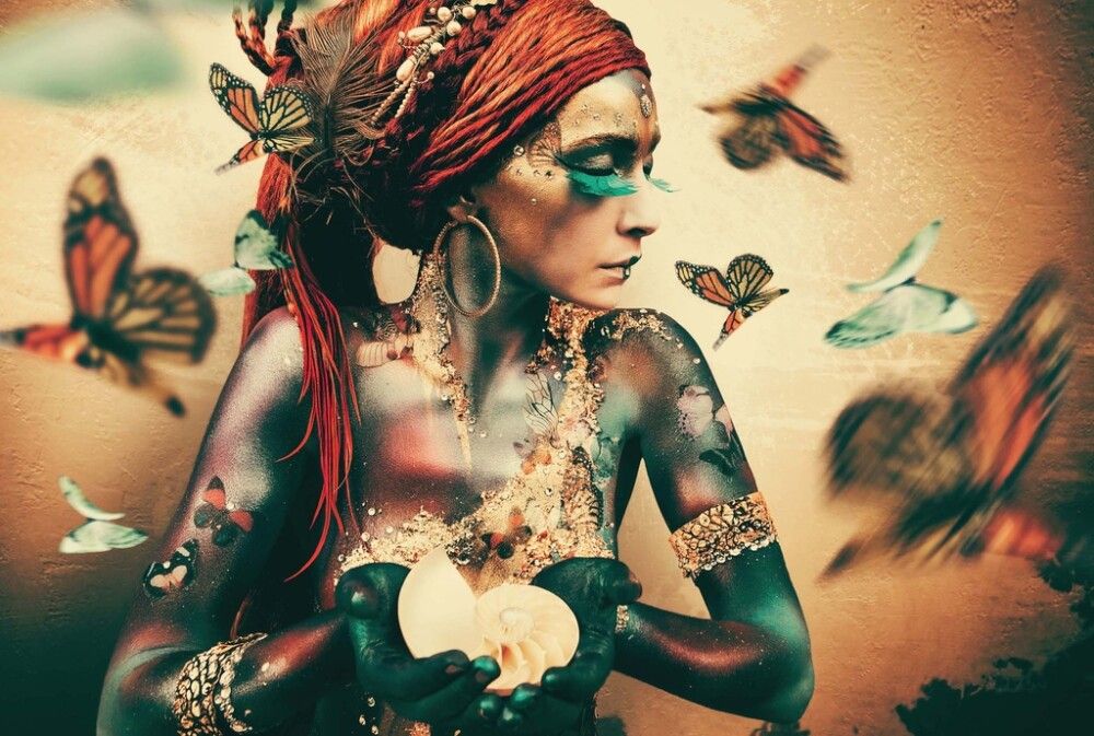 Sisustustaulu Glass Reinders Bohemian Chic 78 x 116 cm