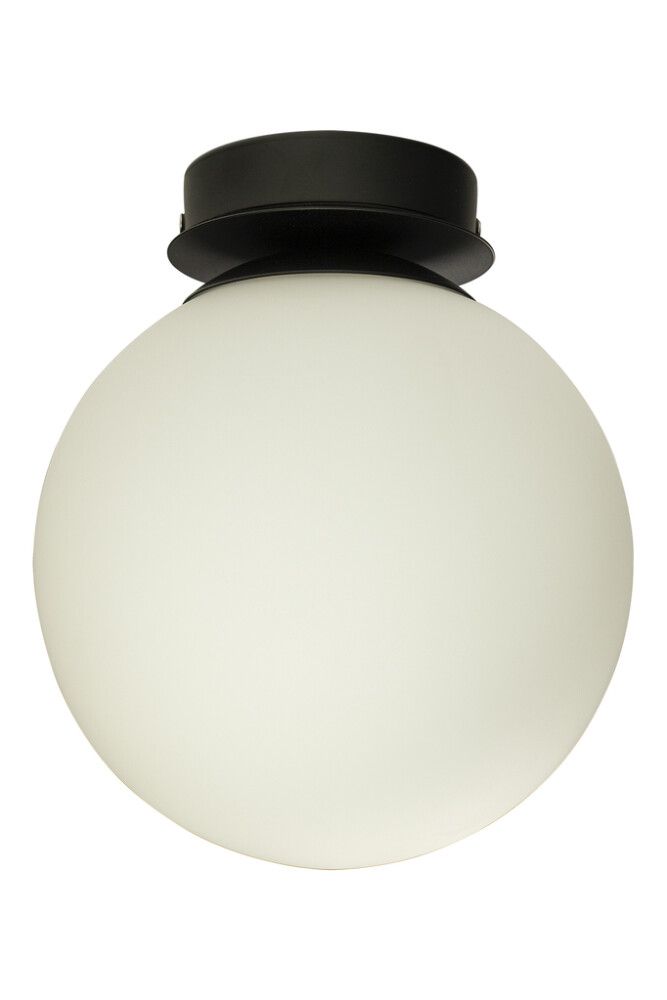 Kylpyhuonevalaisin Aneta Lido Musta/Opaalinvalkoinen 20 × 20 × 22,5 cm