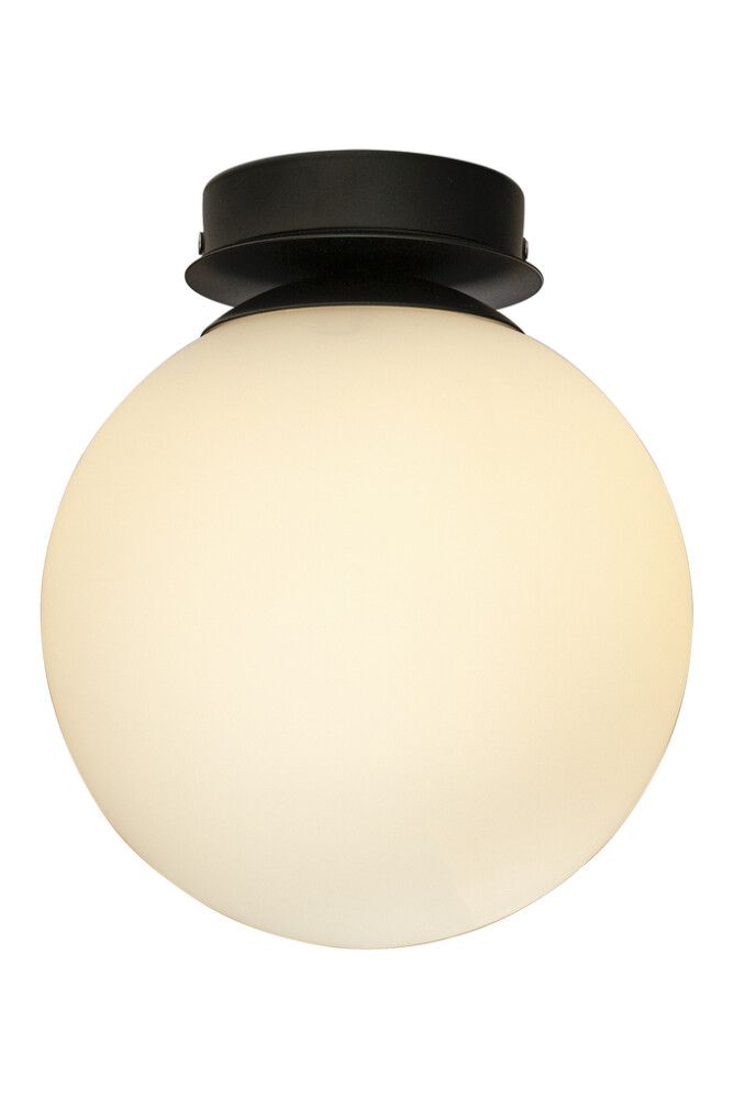 Kylpyhuonevalaisin Aneta Lido Musta/Opaalinvalkoinen 20 × 20 × 22,5 cm