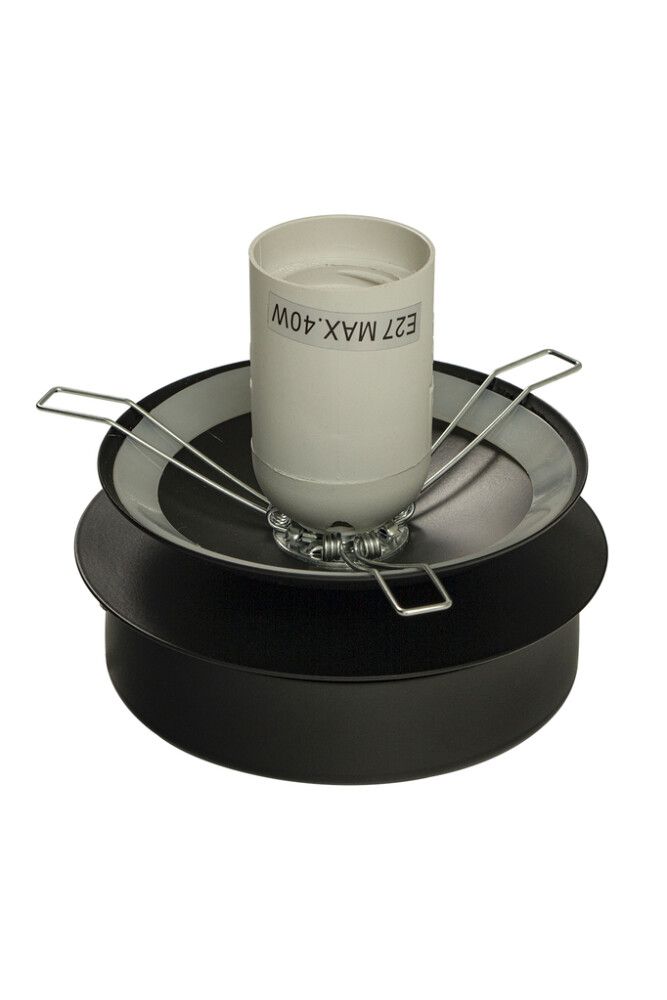 Kylpyhuonevalaisin Aneta Lido Musta/Opaalinvalkoinen 20 × 20 × 22,5 cm