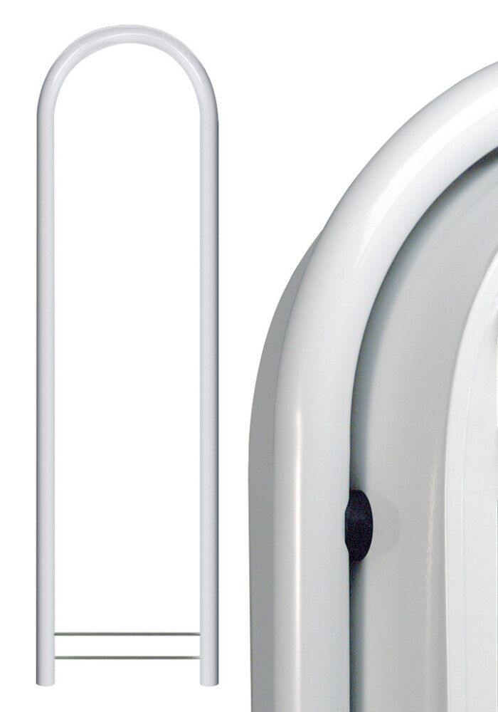 Jalusta Bobi Round Valkoinen