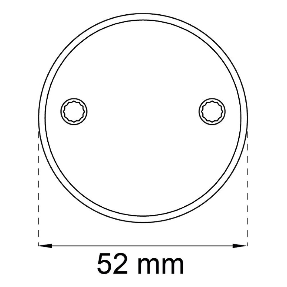 Peitekilpi Habo 4265 musta