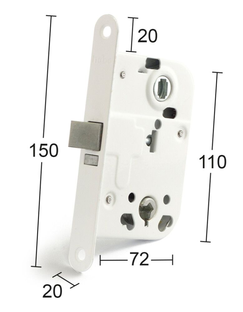 Lukkorunko Habo 62014 Valkoinen