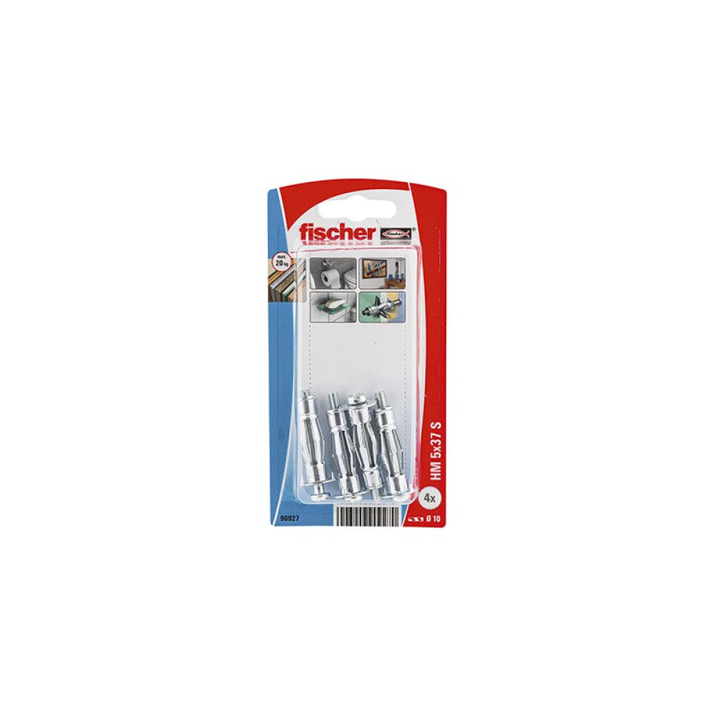 Metallitulppa Fischer HM 5 x 37 mm 4 kpl/pkt