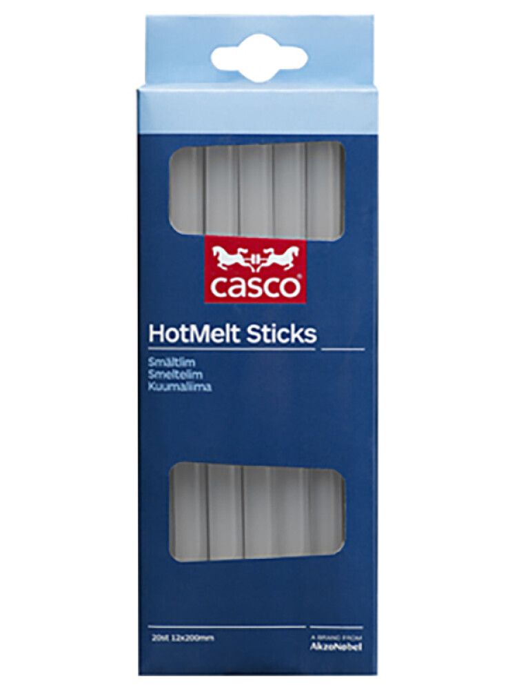 Kuumaliimapuikko Casco 12 x 200 mm Valkoinen
