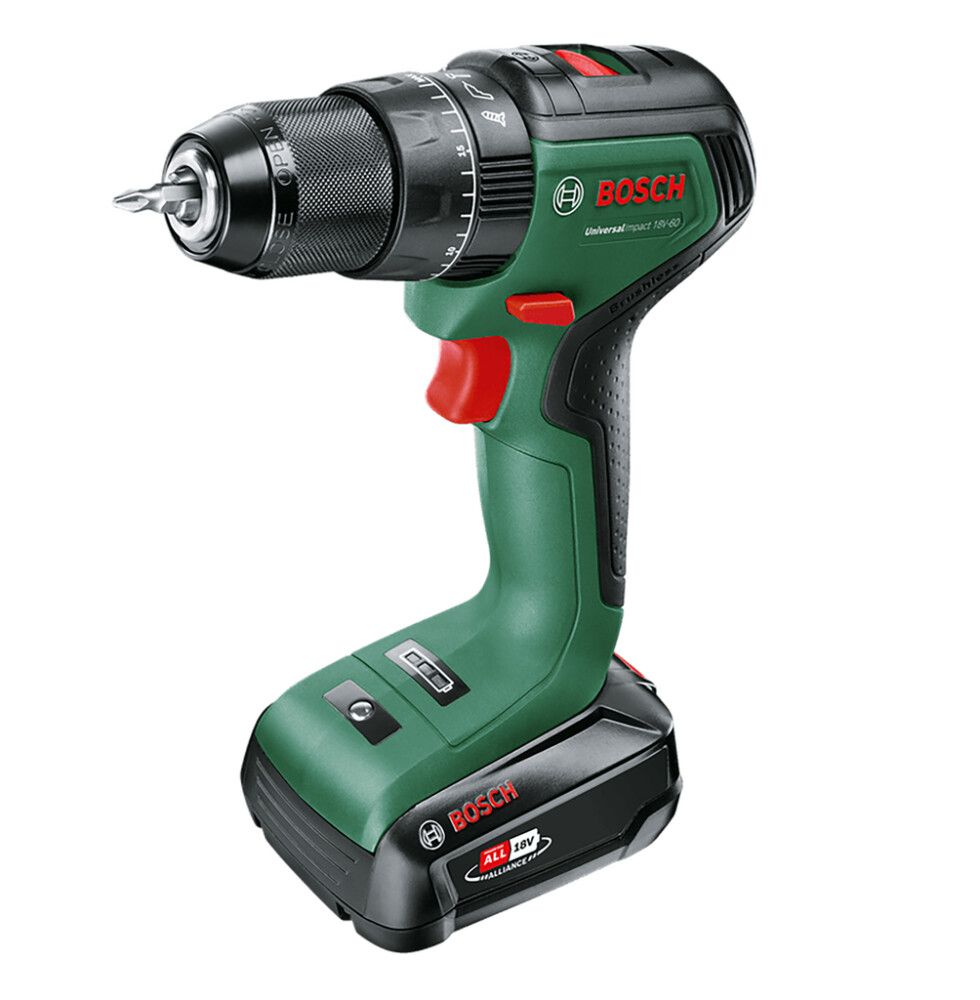 Akkuiskuporakone Bosch UniversalImpact 18V-60 + Akku 2,0 Ah