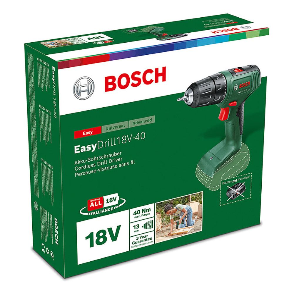 Akkuporakone Bosch EasyDrill 18V-40