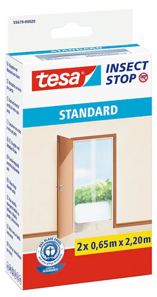 Hyönteisverkko Tesa oveen Standard 120 x 220 cm Valkoinen