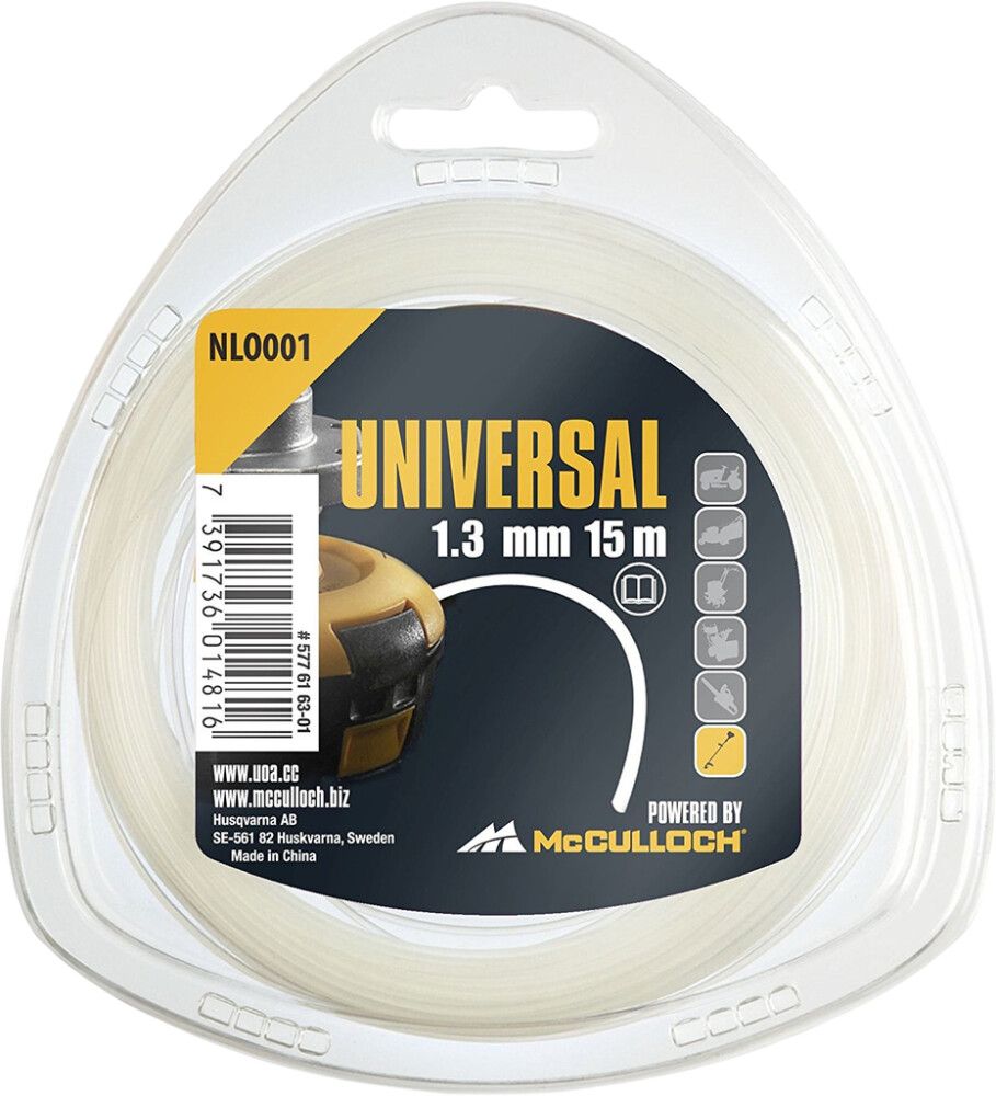 Trimmerisiima McCulloch 1,3 mm x 15 m
