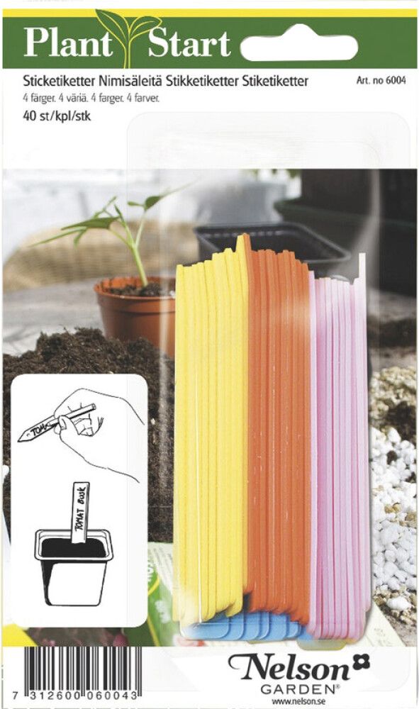 Nimikyltti muovi 10 cm 40 kpl