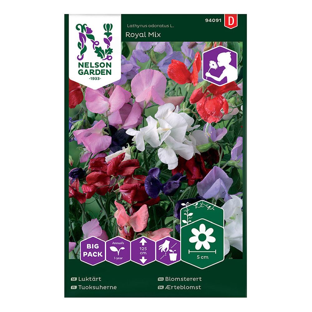 Tuoksuherne Nelson Garden Royal mix