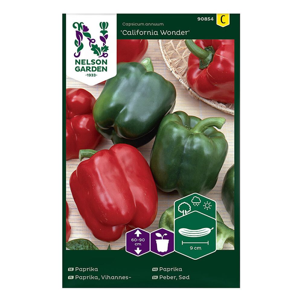 Paprika Nelson Garden California Wonder