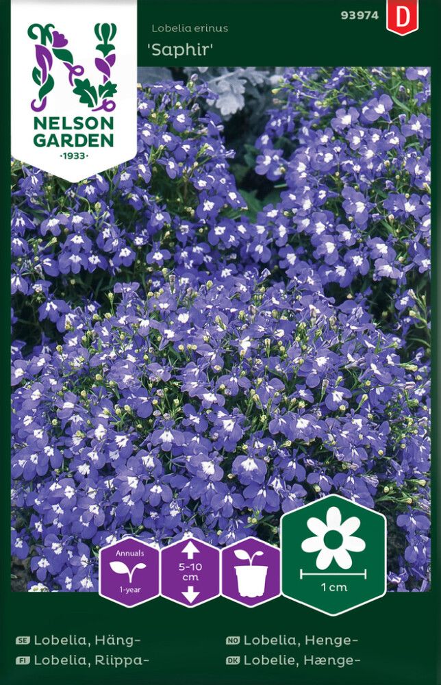 Riippalobelia Nelson Garden Saphir