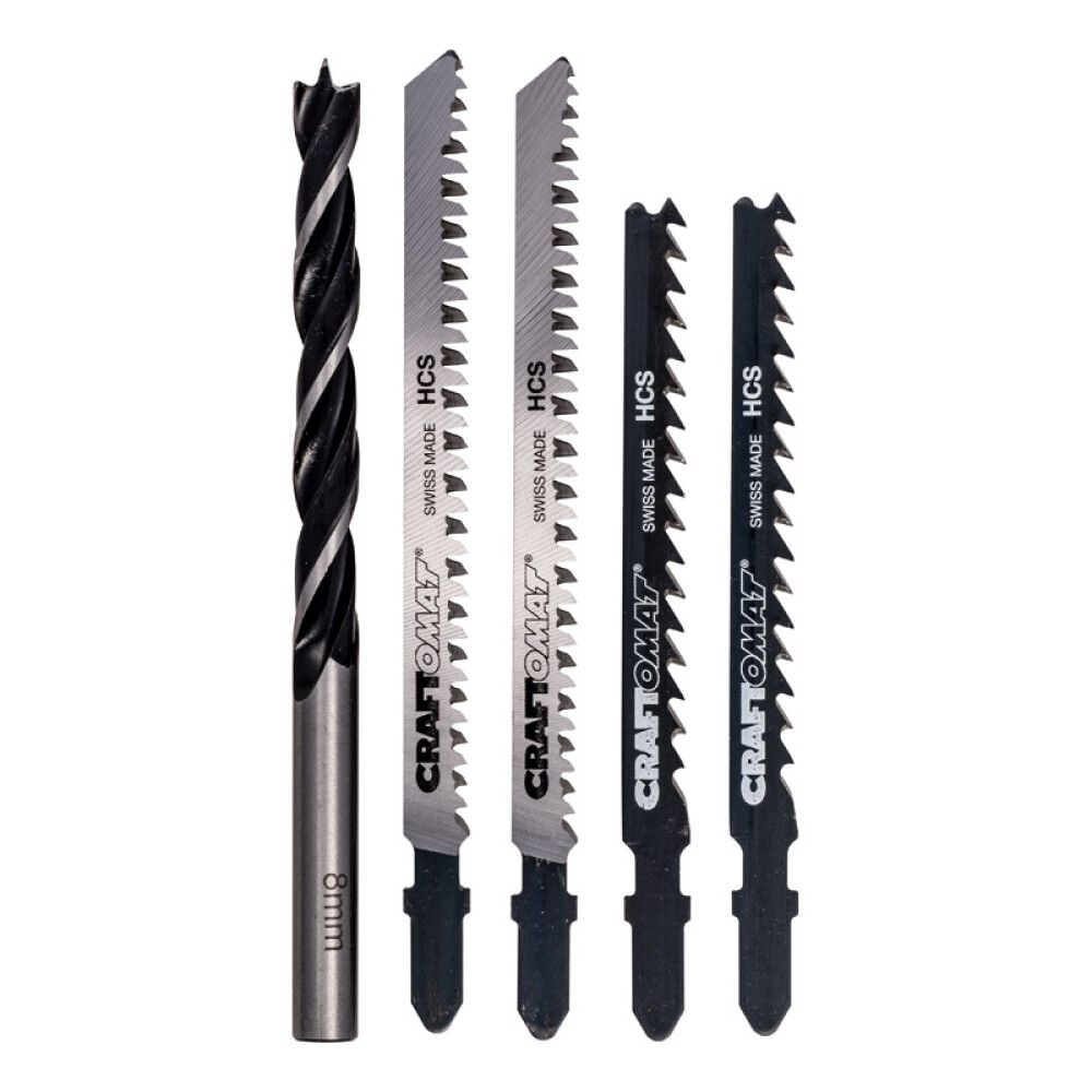 Pistosahanteräsarja Craftomat Työtasoille 5-os