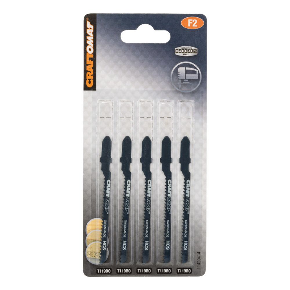 Pistosahanterä Craftomat T 119 BO 5 kpl