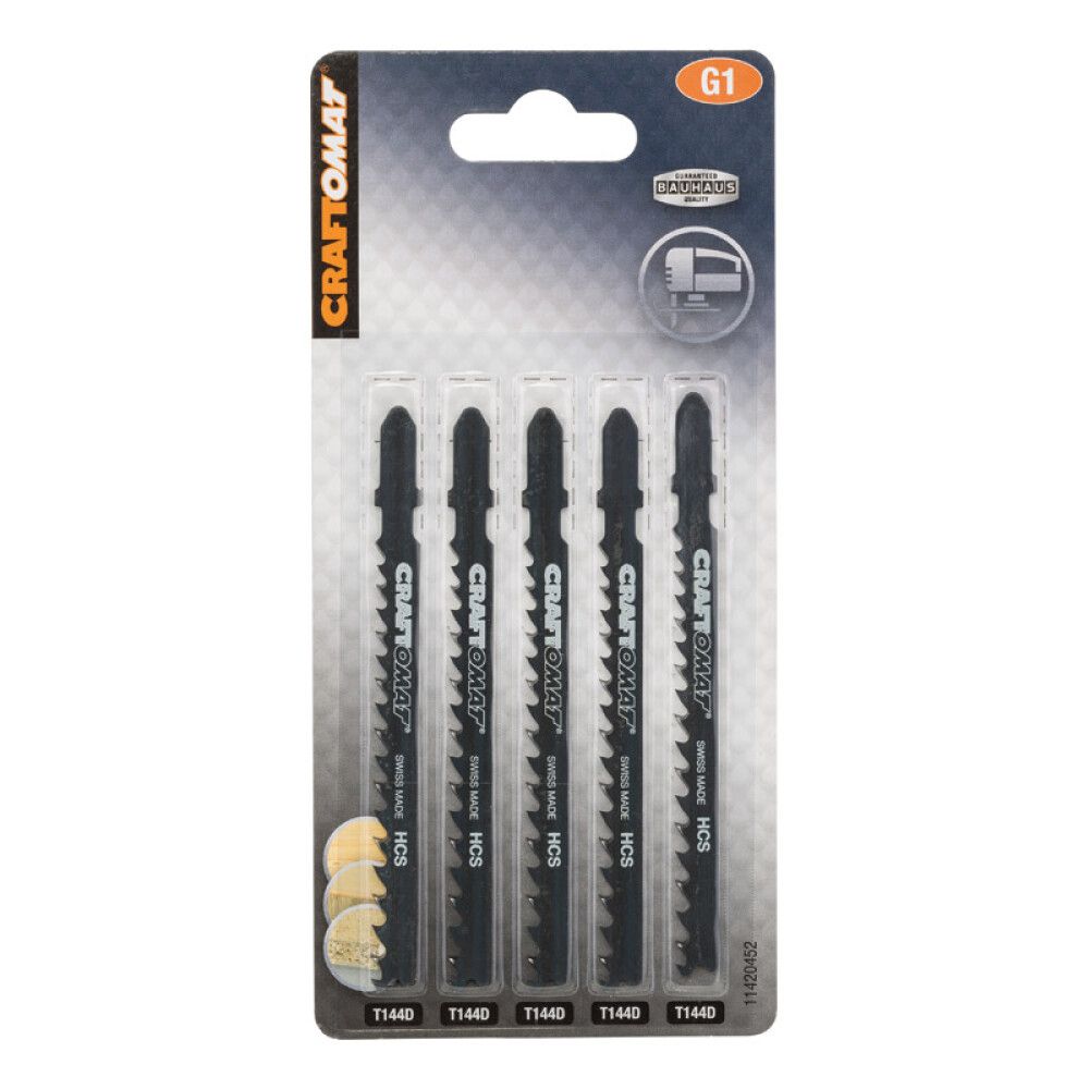 Pistosahanterä Craftomat T 144 D 5 kpl