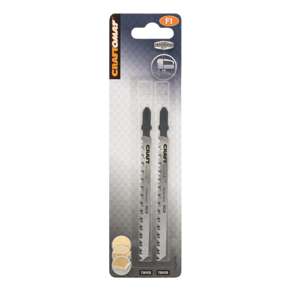 Pistosahanterä Craftomat T 301 CD 2 kpl