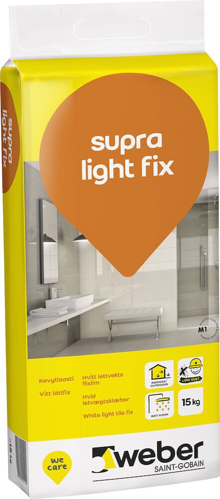 Kevytlaasti Weber Supra Light Fix 15 kg