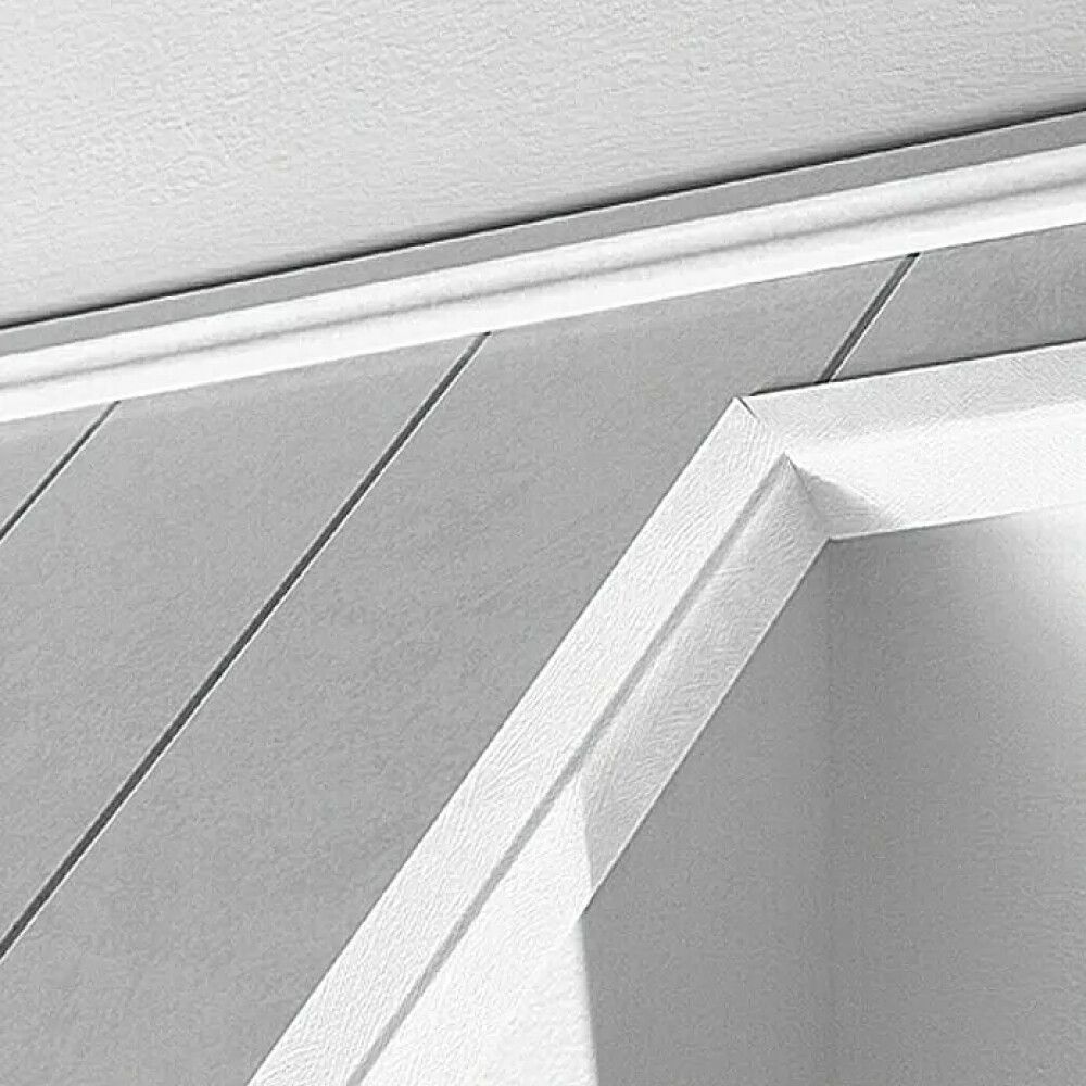 Kulmalista Logoclic MDF valkoinen 28 x 28 x 2600 mm