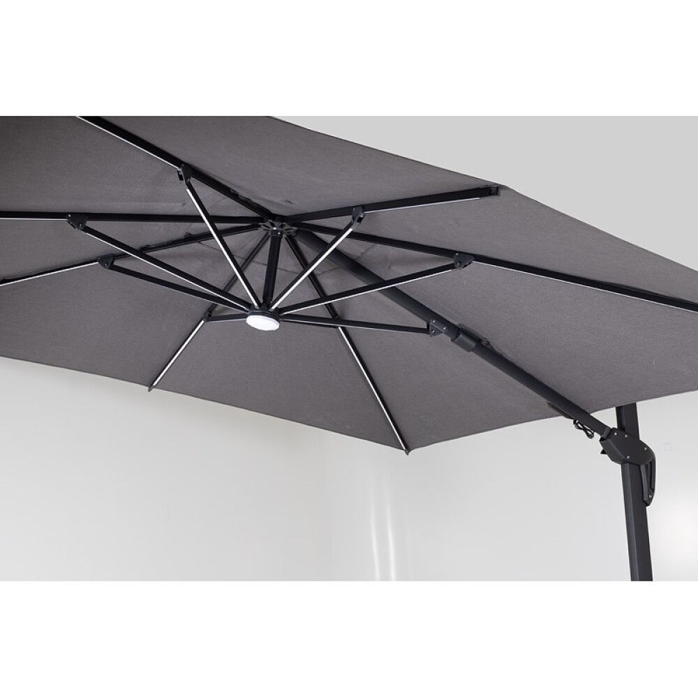 Aurinkovarjo Roma LED 3 x 3 m