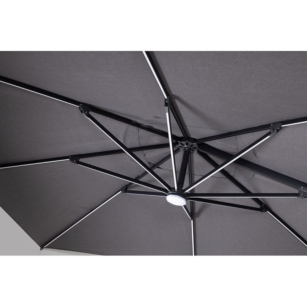 Aurinkovarjo Roma LED 3 x 3 m