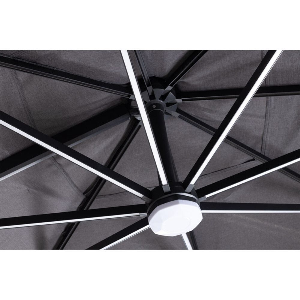 Aurinkovarjo Roma LED 3 x 3 m