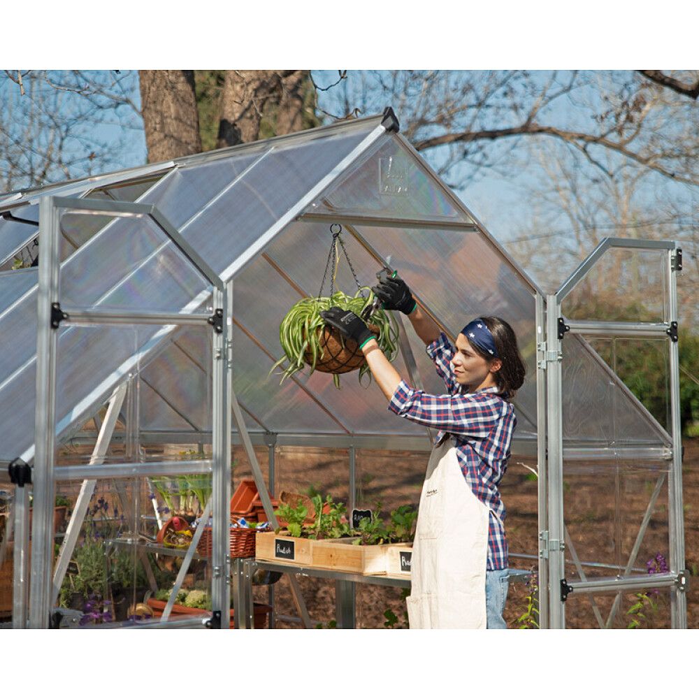 Kasvihuone Palram-Canopia Balance 11,9 m² hopea