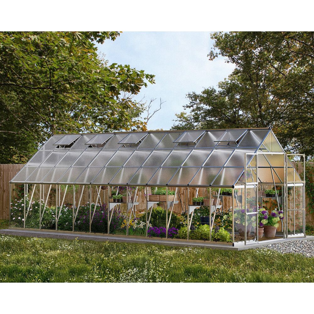 Kasvihuone Palram-Canopia Balance 21,5 m² hopea
