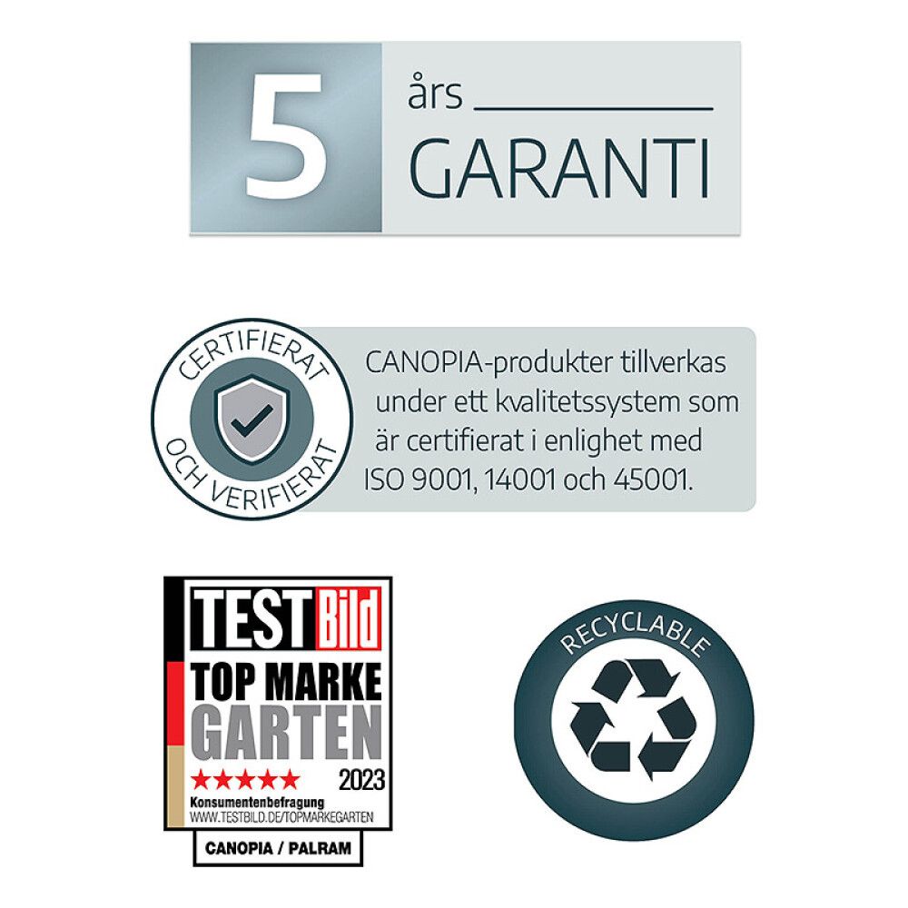 Kasvihuone Palram-Canopia Essence 14,7 m² hopea