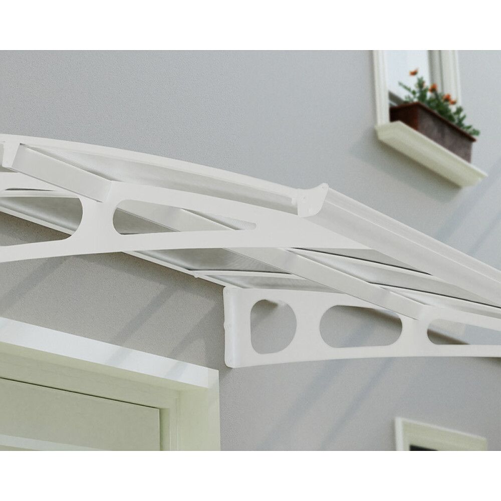 Ovikatos Canopia Bordeaux Twinwall valkoinen 1,4 x 6,7 m