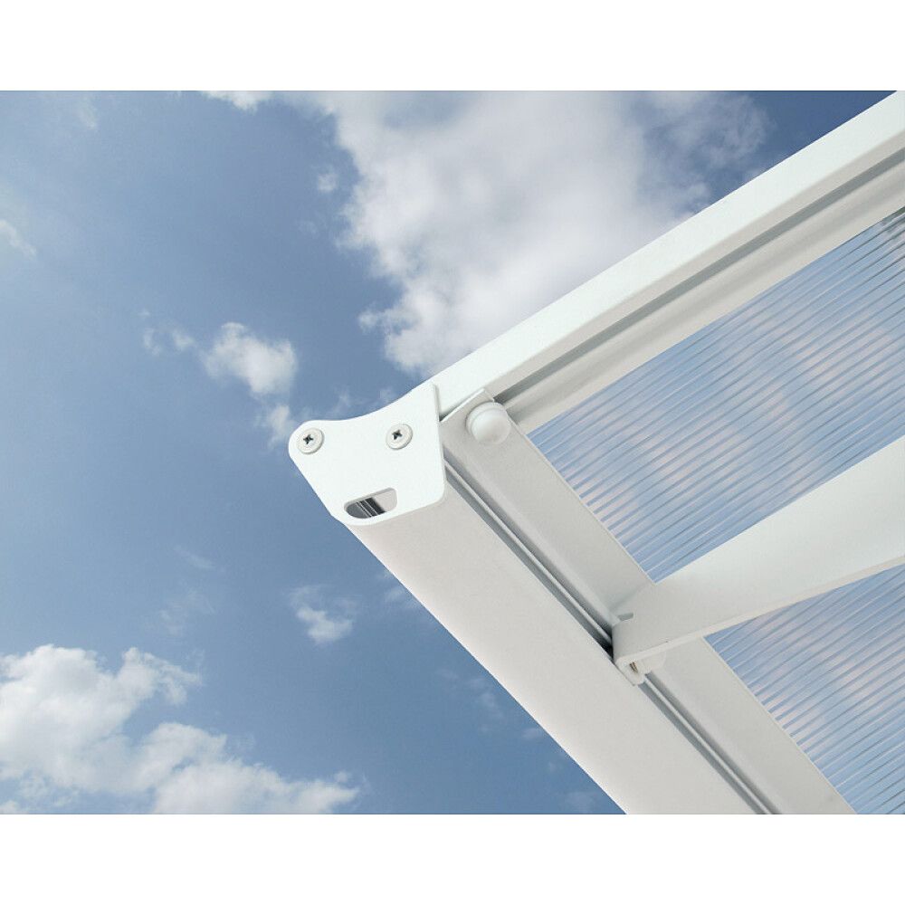 Ovikatos Canopia Bordeaux Twinwall valkoinen 1,4 x 6,7 m