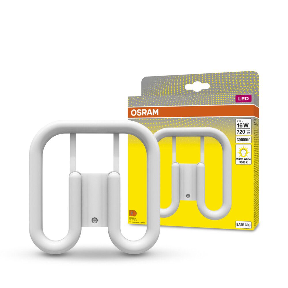 LED-lamppu Osram Dulux SQ16 GR8 7 W 3000 K