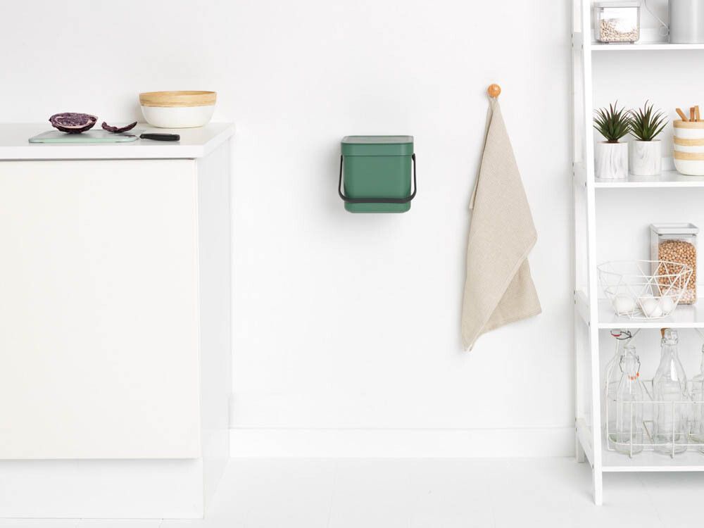 Roska-astia Brabantia Sort&Go 6L Vihreä