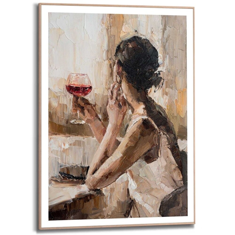 Sisustustaulu Reinders Drinking Wine 50 x 70 cm