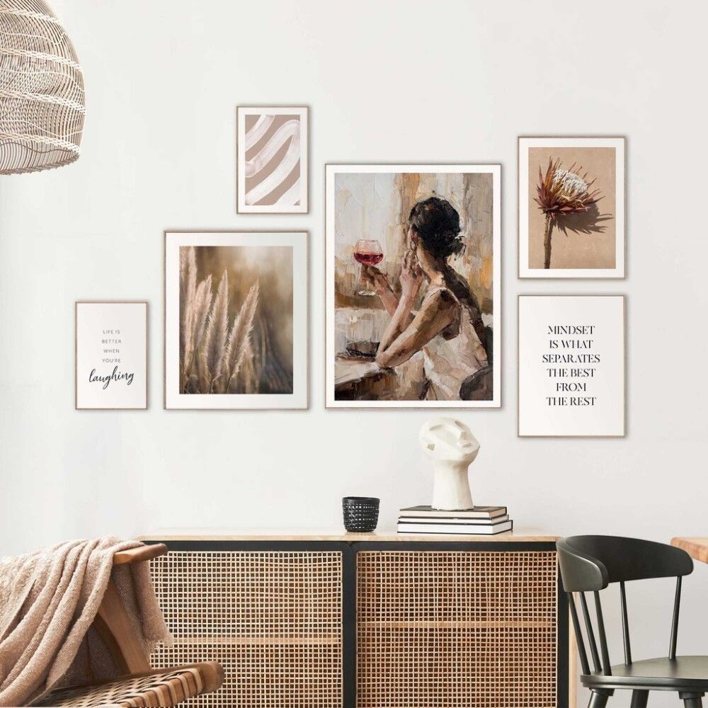 Sisustustaulu Reinders Drinking Wine 50 x 70 cm