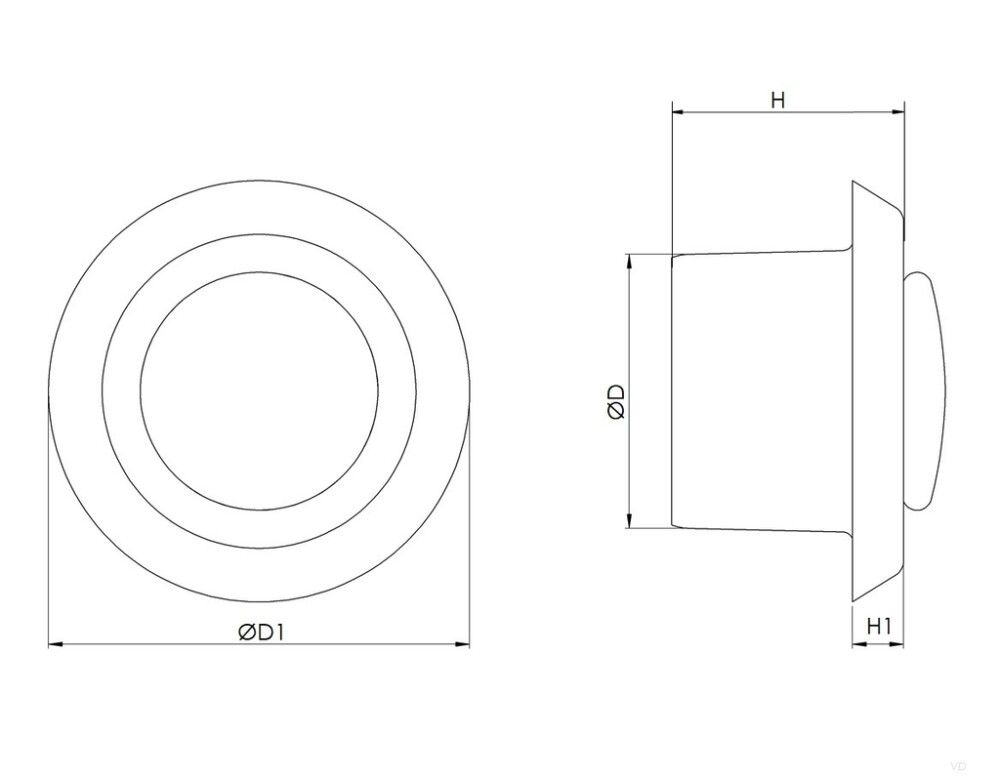 Erotin Europlast Valkoinen ⌀125 mm