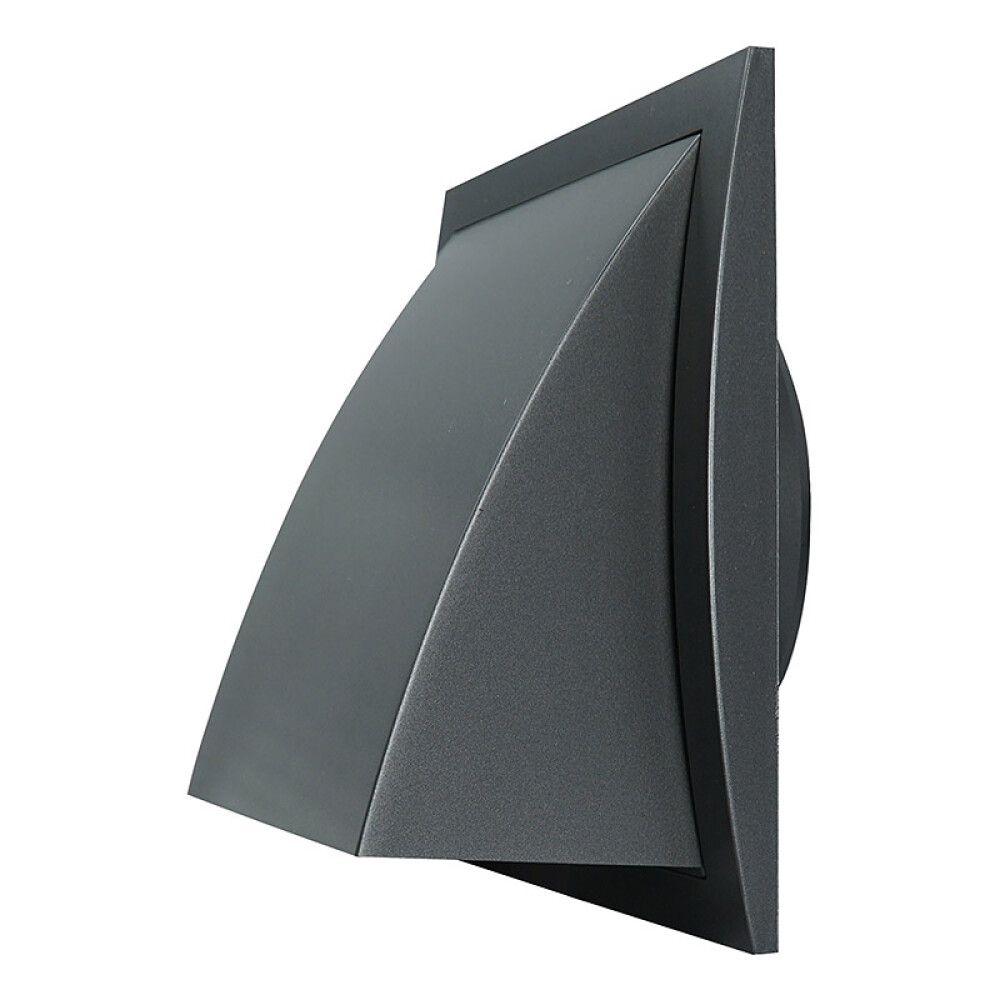 Säleikkö Europlast N-F ND12FVA Antrasiitti 190 x 190 mm Ø125 mm