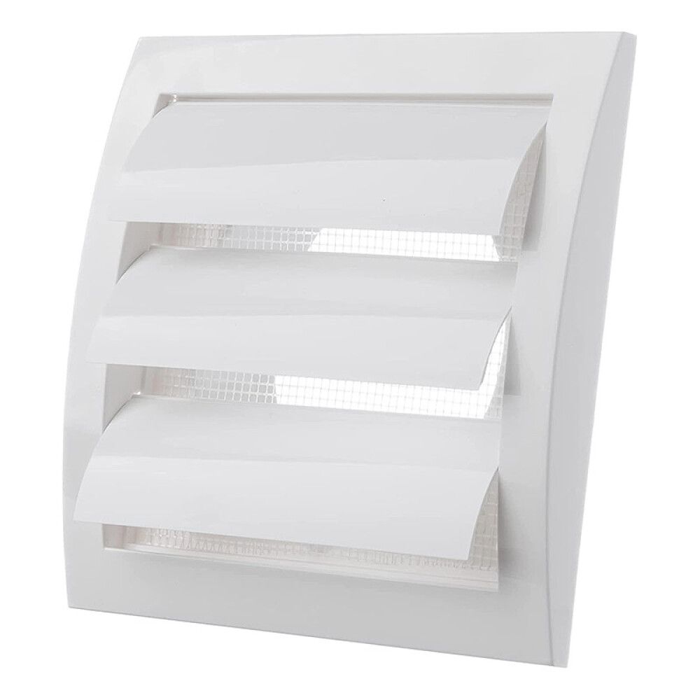 Tuuletusritilä Europlast Valkoinen 150 x 150 mm Kierrekaihdin