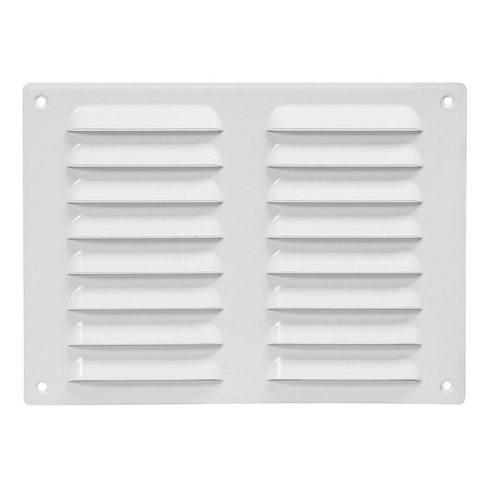 Tuuletusritilä Europlast Valkoinen 255 x 190 mm