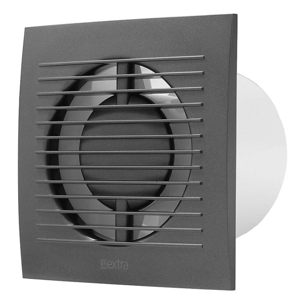 Sähkötuuletin Europlast E-Extra EE100A Antrasiitti Ø99 mm