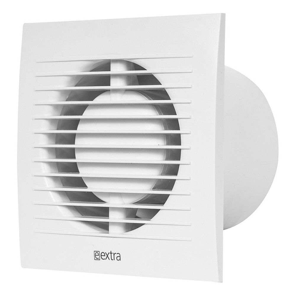 Sähkötuuletin Europlast E-Extra EE100HT Valkoinen Ø100 x 140 x 140 mm