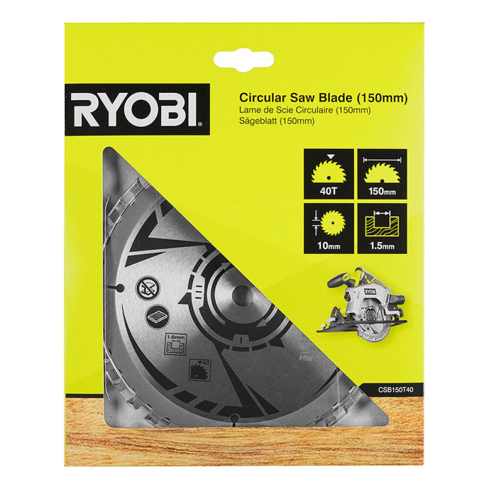 Pyörösahanterä Ryobi CSB150T40 150 x 10 mm