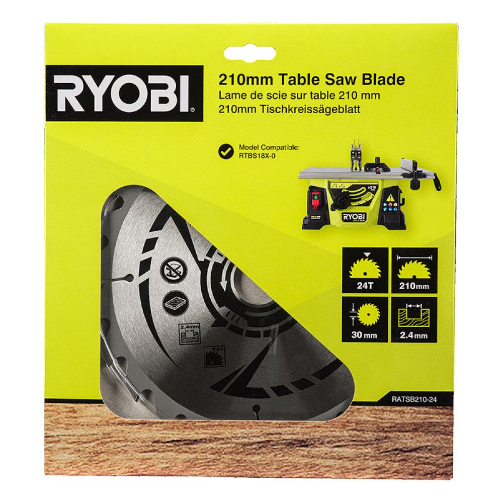 Pöytäsahan terä Ryobi RATSB210-24
