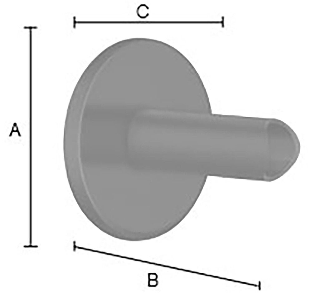 Asennussarja Smedbo Dry FV710S harjattu messinki