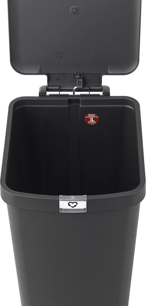 Poljinroskakori Brabantia StepUp 40 l Tummanharmaa