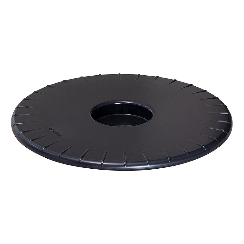 Ruukunalunen 30 cm musta muovi