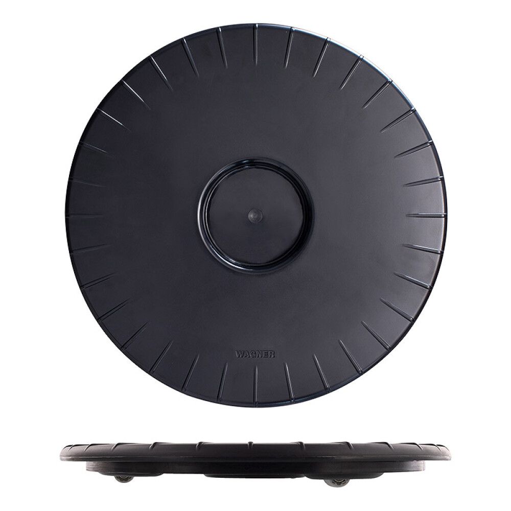 Ruukunalunen 30 cm musta muovi