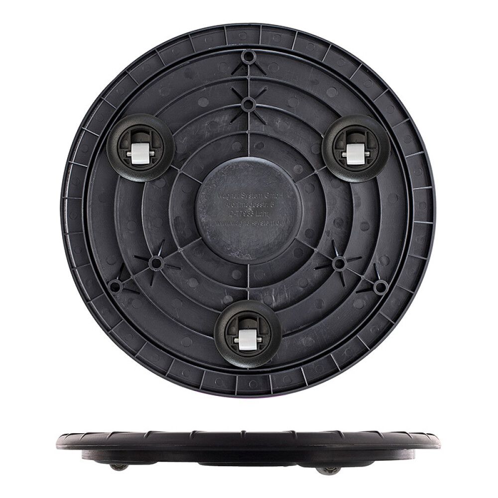 Ruukunalunen 30 cm musta muovi