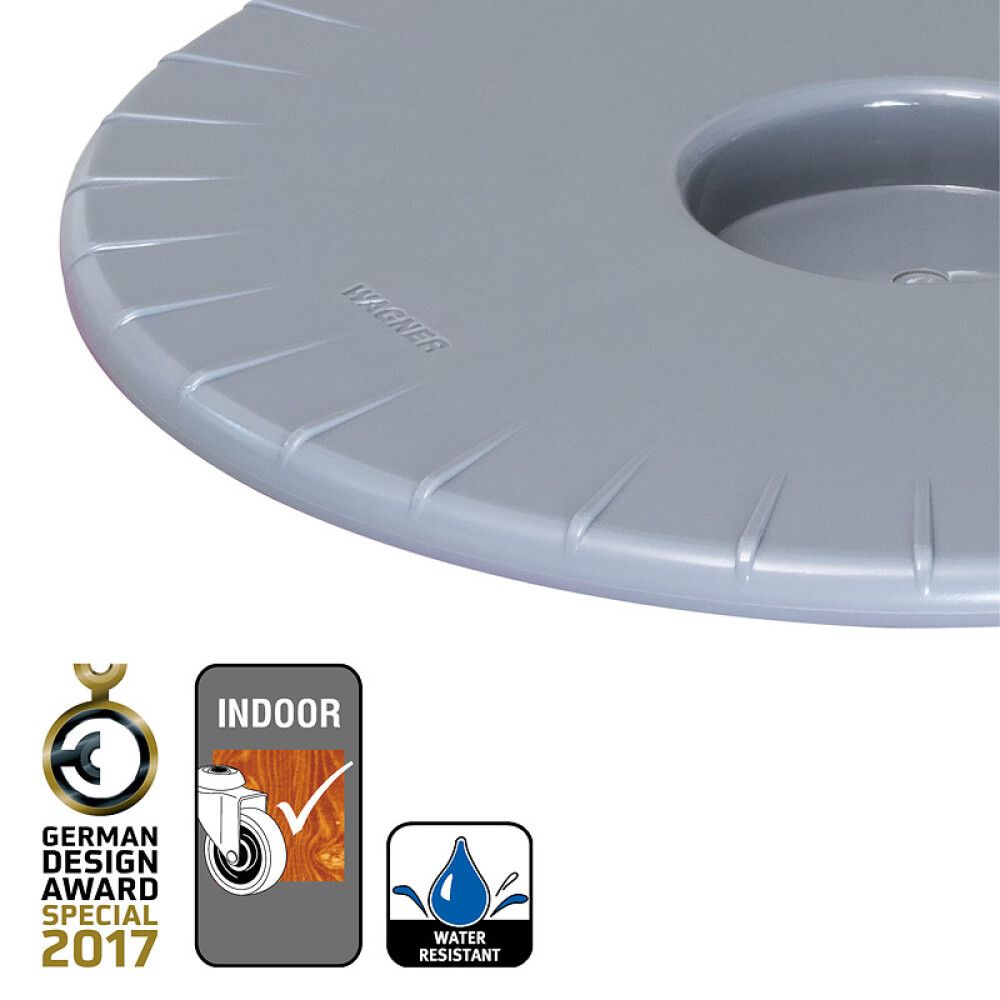 Ruukunalunen Ultraflat 30 cm hopea